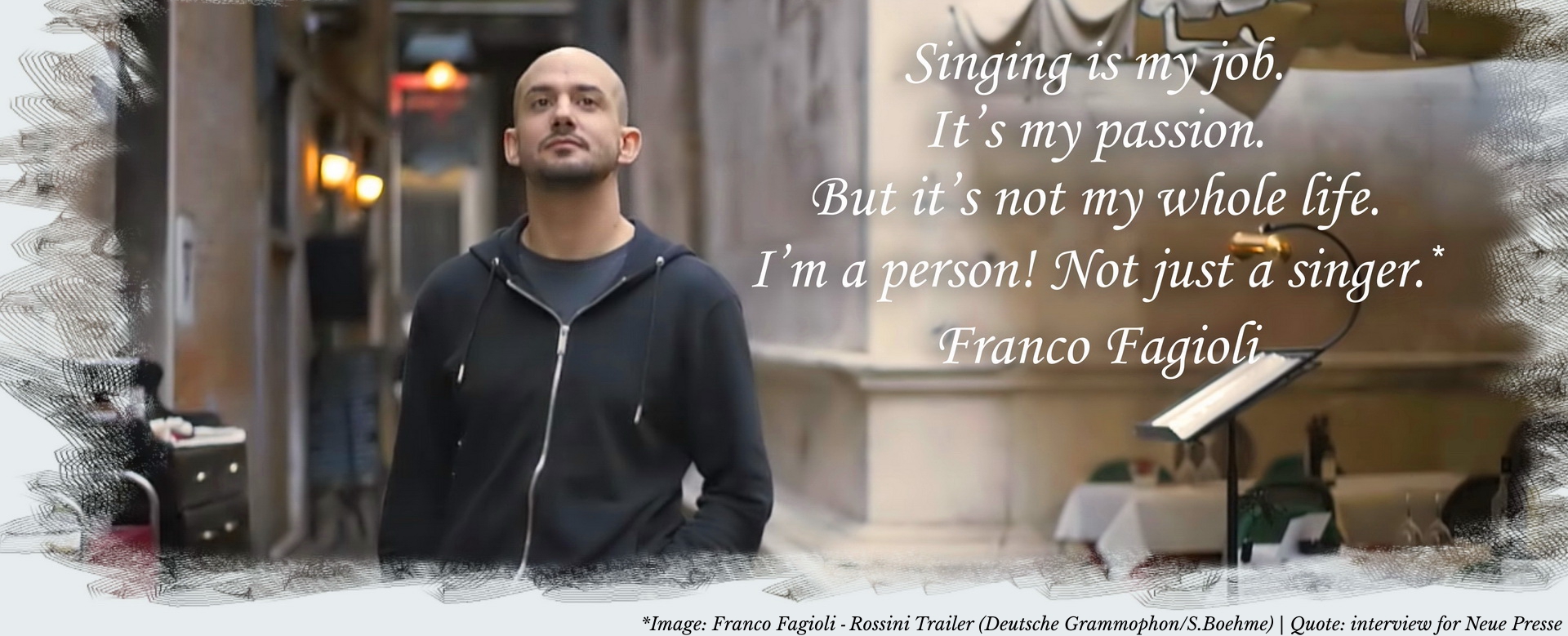 Franco Fagioli Interview Entrevista Intervista Интервью